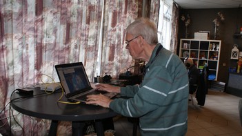 Hans PA0WYS de bandmanager houd de K index in de gaten en grijpt in als er betere condities aankomen!